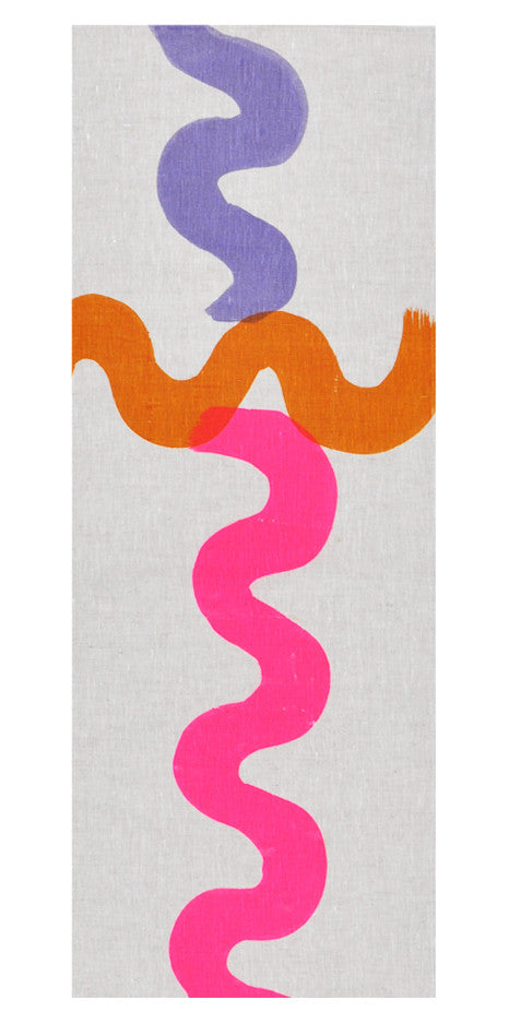 Neon Squiggle Table Runner in  - LEIF