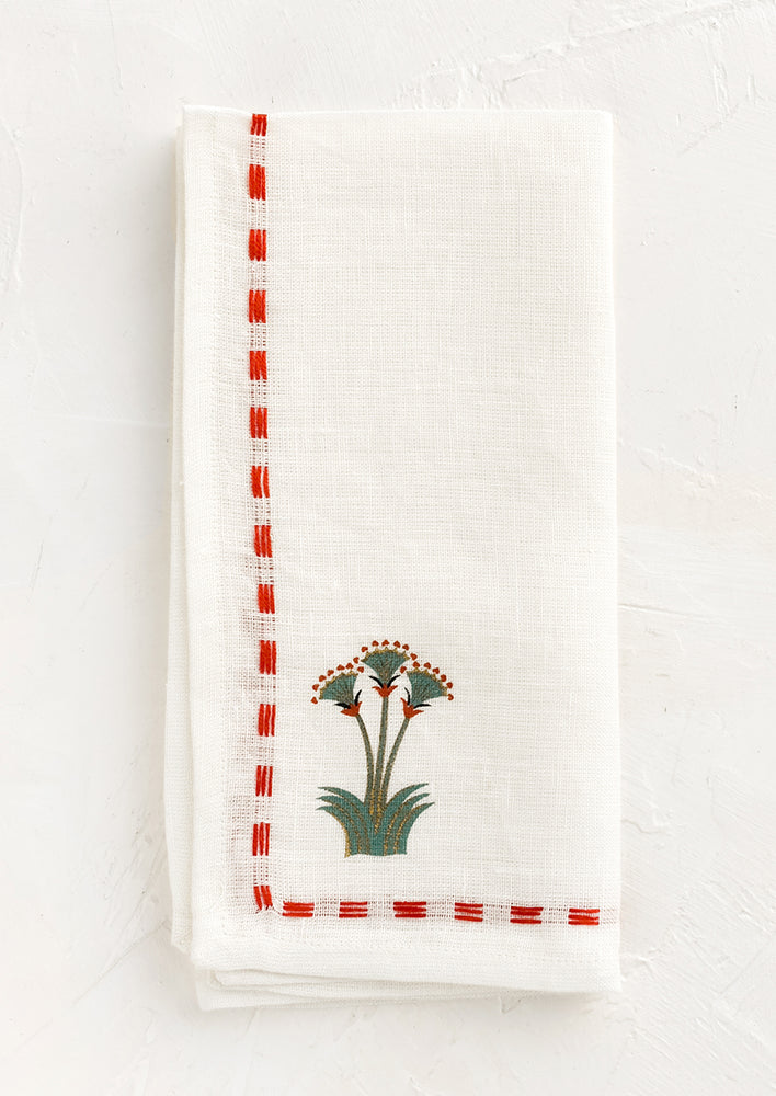 Nile Lotus Linen Napkin Set