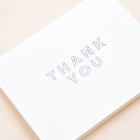 2: Outlined Thank You Card Set in  - LEIF