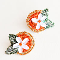 1: Orange Blossom Earrings in  - LEIF