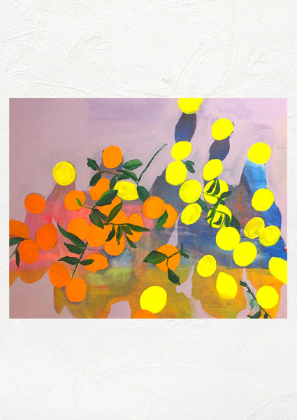 Oranges & Lemons Art Print by Amanda Lucia Cote | LEIF