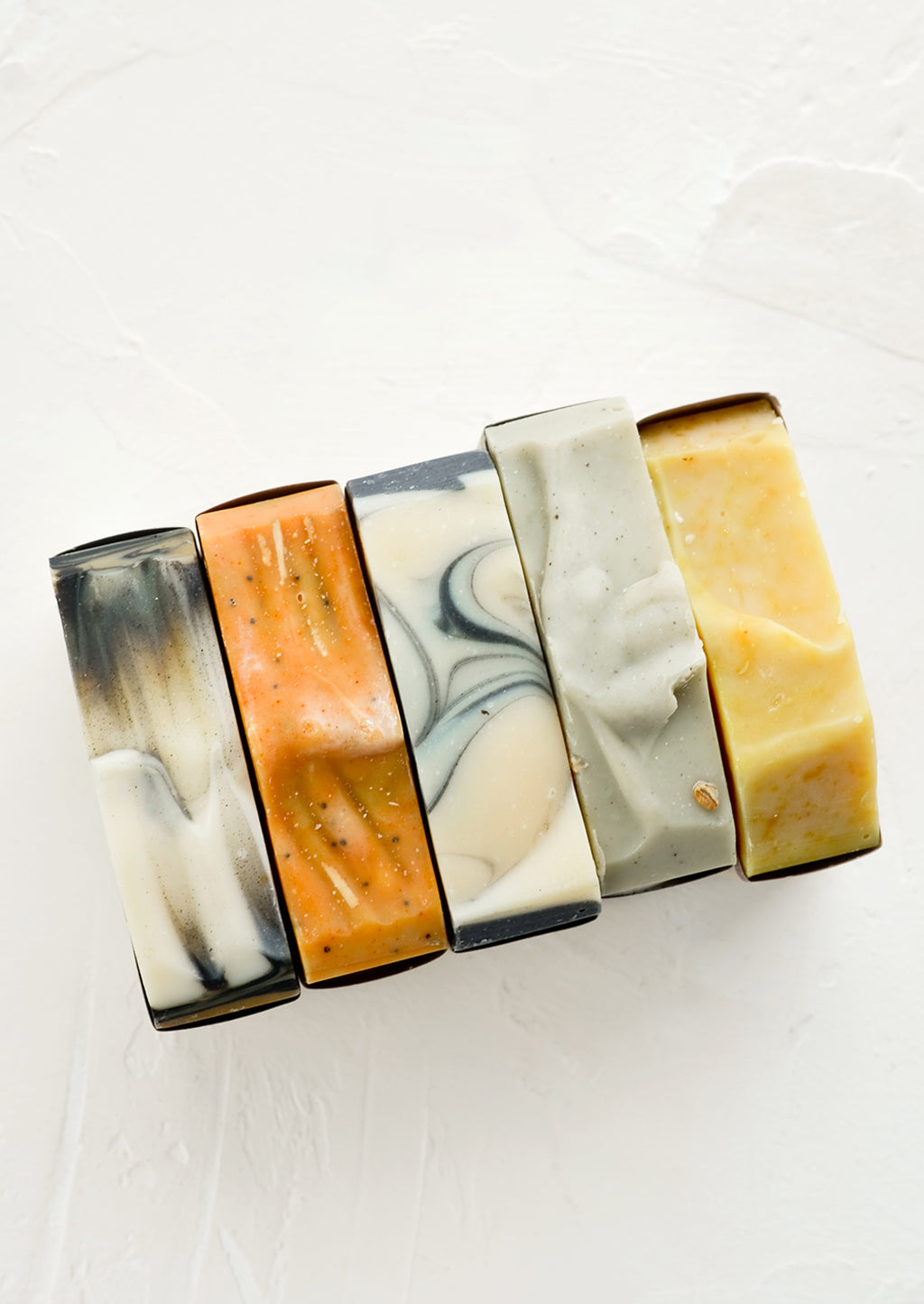 2: Swirly bar soap tops.