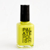 Pistachio: A bottle of nail polish in neon yellow-green.