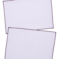 Taro / Grape: Palette Linen Placemat Set in Taro / Grape - LEIF