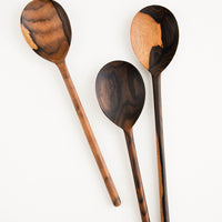 Medium Oval / Dark: Peten Wooden Spoon in Medium Oval / Dark - LEIF