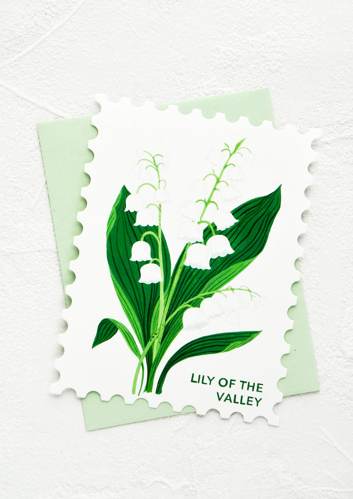 Diecut Floral Stamp Card