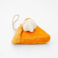 3: Pumpkin Pie Slice Ornament in  - LEIF