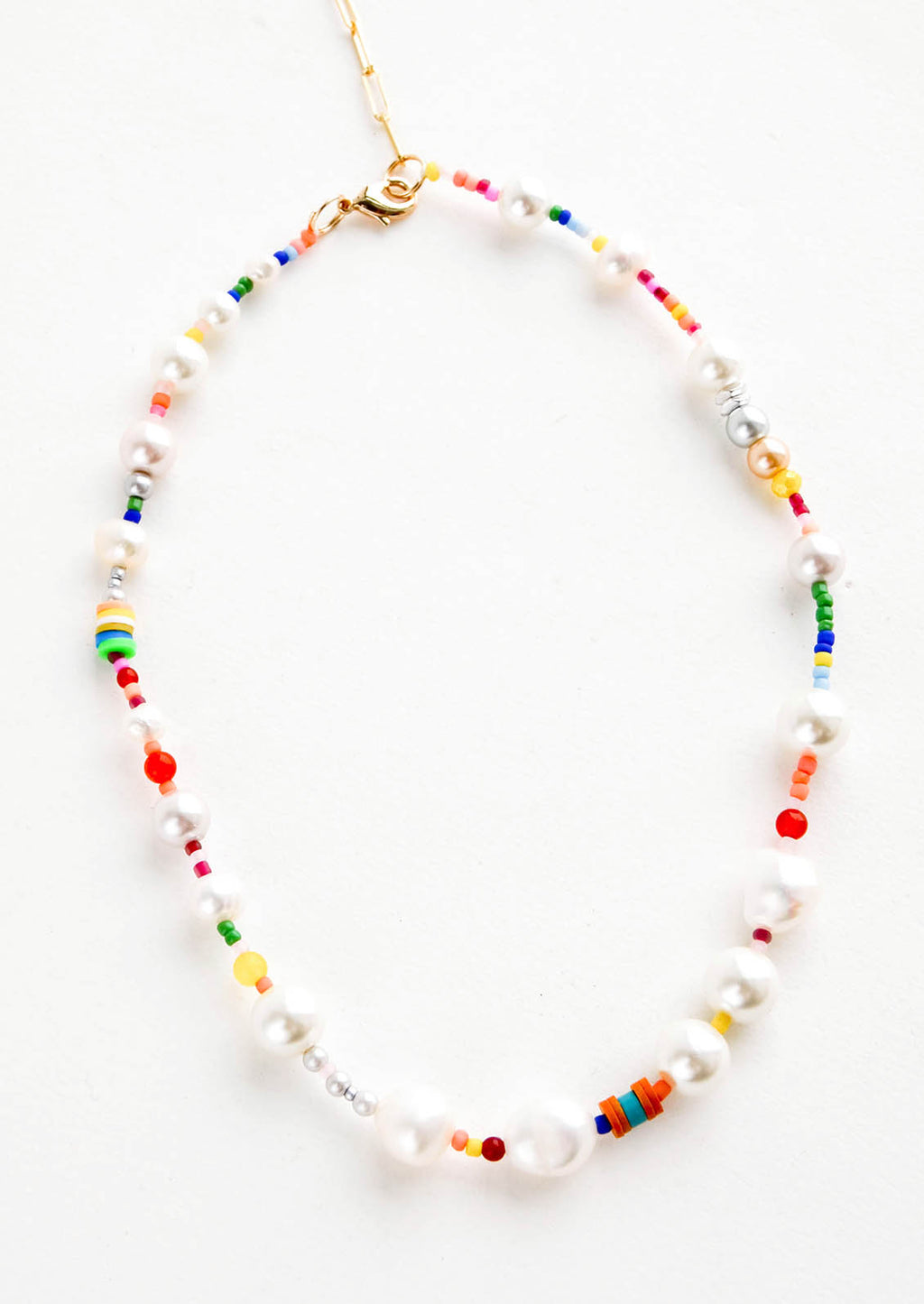 Glass Beaded Necklace Colourful, Y2k, Rainbow Beaded Necklace, Handmade,  Beads - Etsy