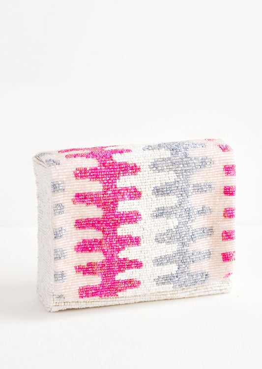 Ric Rac Beaded Box Clutch in  - LEIF