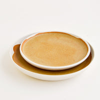 Mini / Buckwheat: Nougat Ceramic Dish in Mini / Buckwheat - LEIF