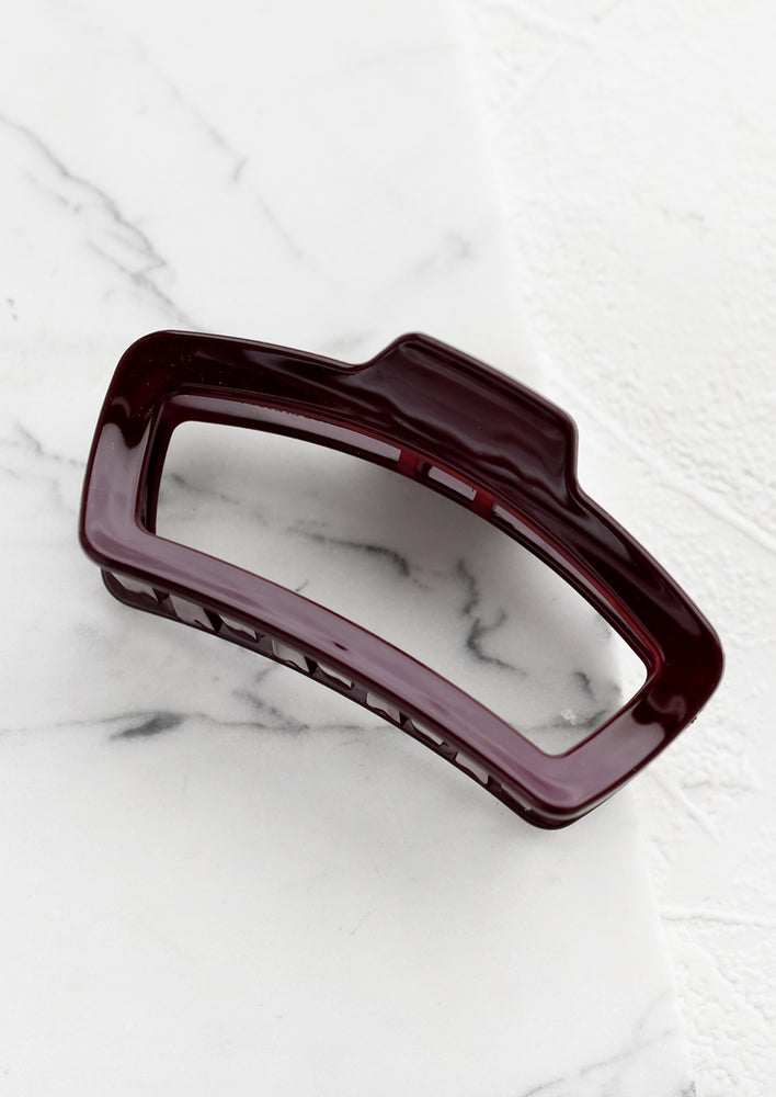 Rounded Rectangle Hair Claw