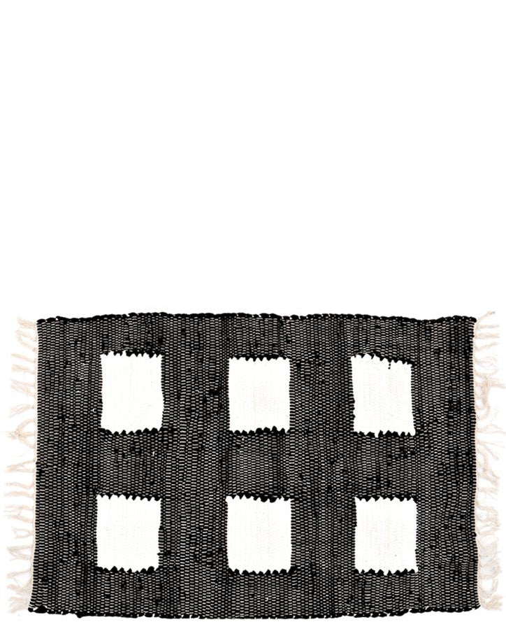 Row House Floor Mat in Black - LEIF