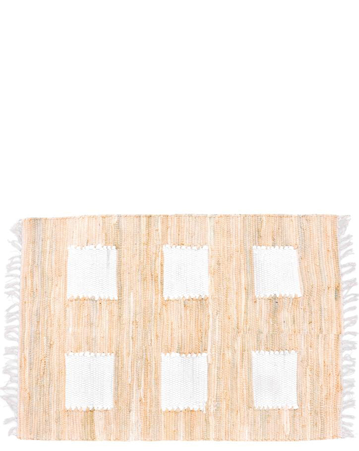 Row House Floor Mat in Natural - LEIF