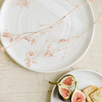 Matte White / Dessert Plate: Matte white ceramic plates in dinner and dessert sizes.