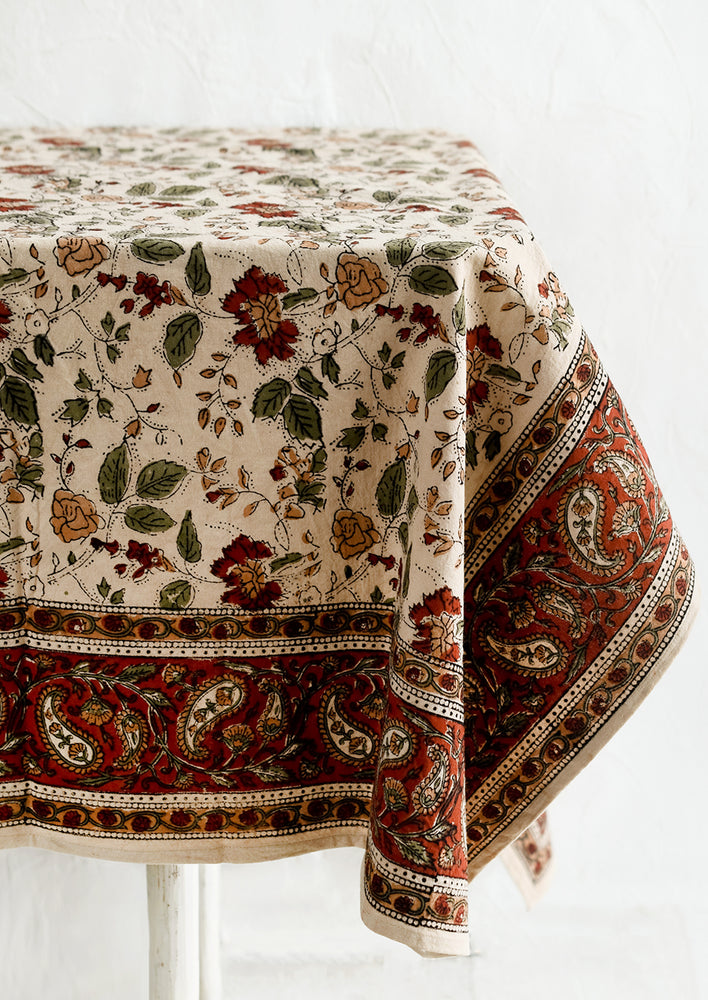 Sanguine Floral Tablecloth