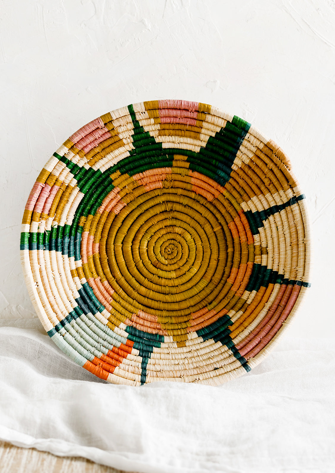 Handwoven Decorative African Raffia Basket | LEIF