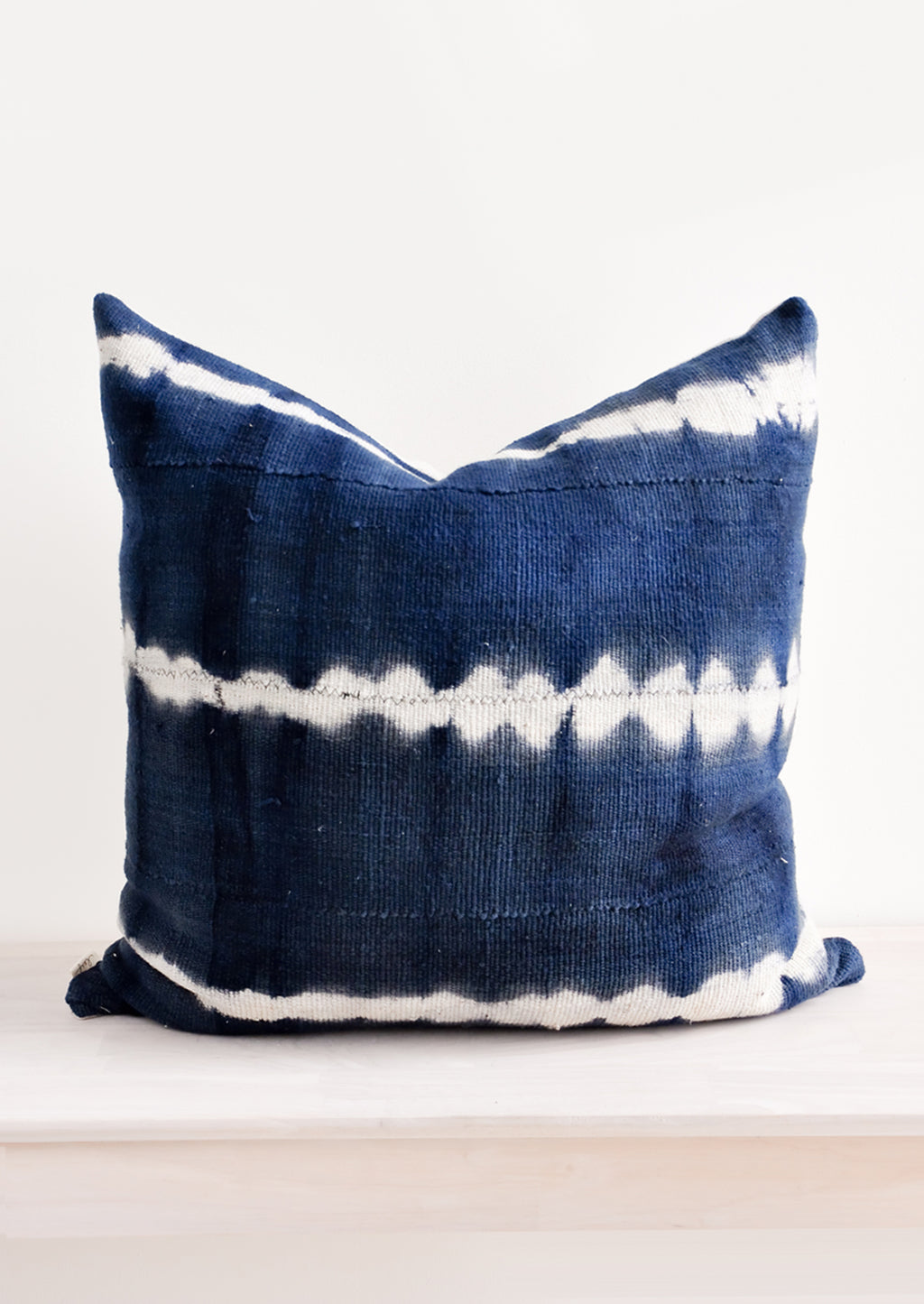 1: Shibori Mudcloth Pillow in  - LEIF