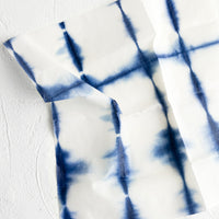 Single / Shibori: A beeswax wrap square in tie dye shibori print.