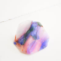 Opal: Bar soap in the form of a realistic looking opal gemstone