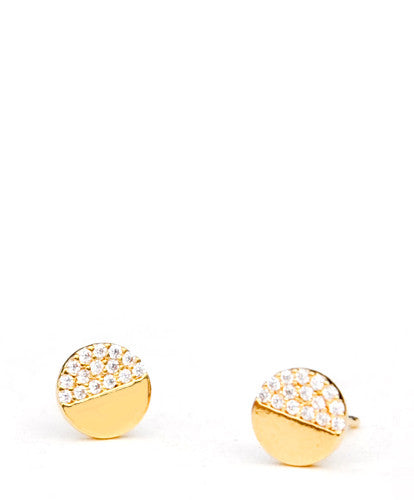 Sparkling Eclipse Stud Earrings in  - LEIF