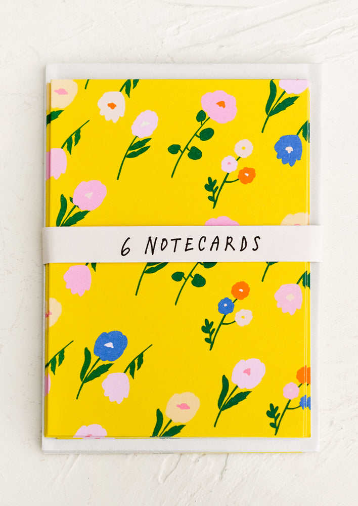 Sunshine Floral Blank Card Set hover