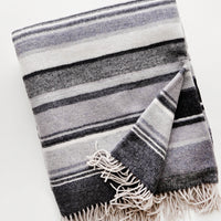 1: Sweater Stripe Wool Throw in  - LEIF