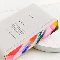 Large / Rainbow: A chunky notepad with rainbow painted side