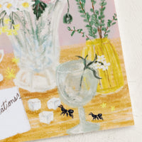 2: A tablescape print card with placecard illustration reading "Congratulations!".