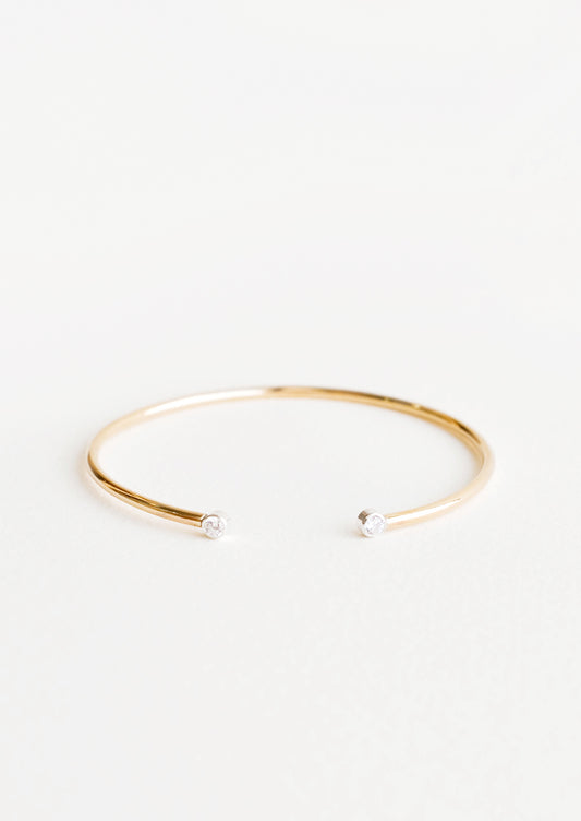 Two Tone Dot Cuff Bracelet in  - LEIF