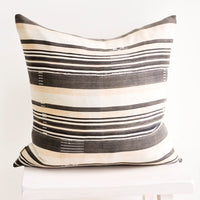 1: Mali Cloth Pillow in Neutral Stripe in  - LEIF