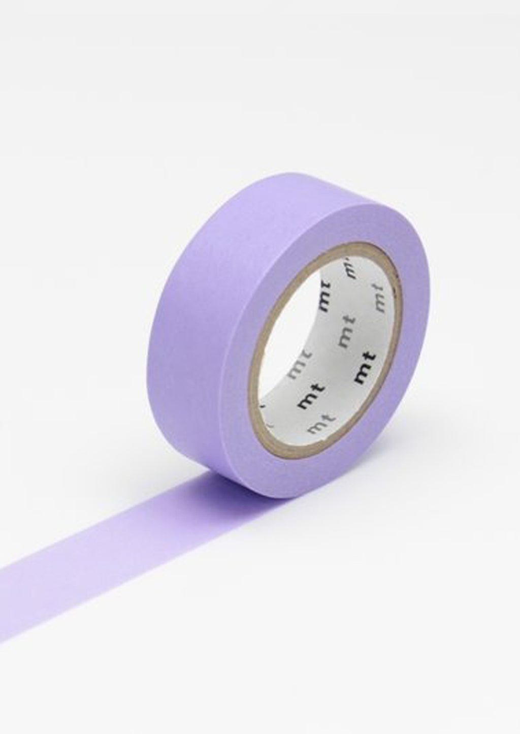 Hyacinth: A roll of washi tape in solid lavender color.