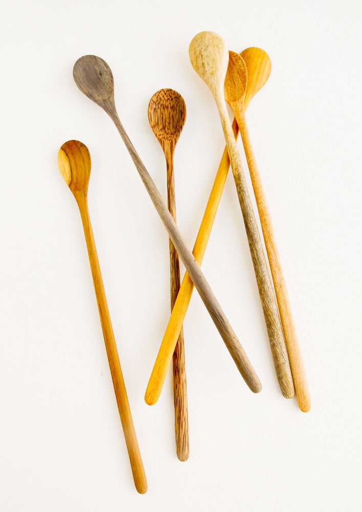 Wooden Tasting Spoon Set hover