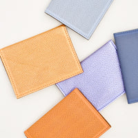 1: Product shot showing multiple colors of wallet.